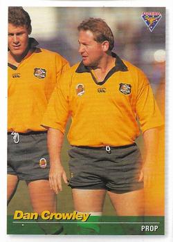 1995 Futera Rugby Union #19 Dan Crowley Front